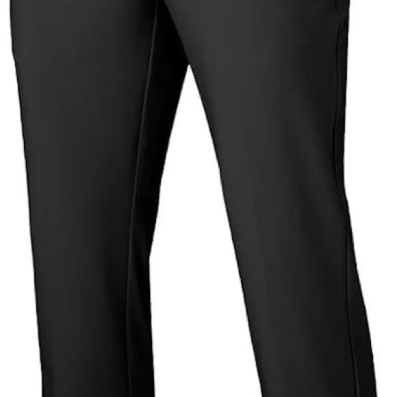 Greg Norman Gn Collection Men's Flat Front Stretch Tech Golf Pants Black 36x32